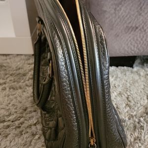 Beautiful limited edition Louis Vuitton Black Monogram Mizi Vienna Bag.